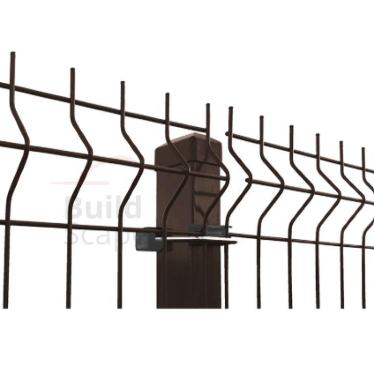 3D Paneļu žogs Ø4mm, H1030 (200x55mm), RAL8017