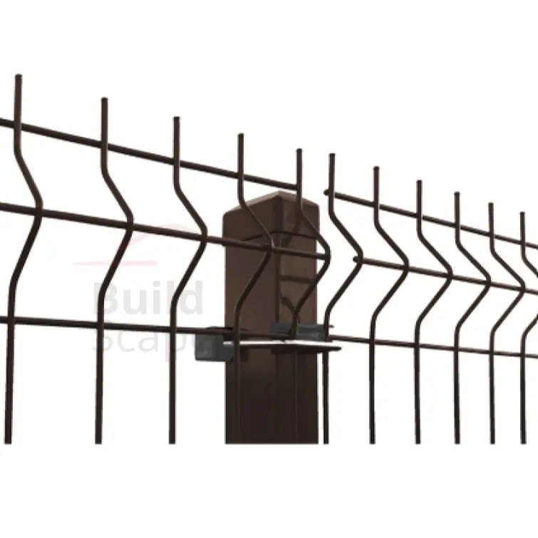 3D Paneļu žogs Ø5mm, H1230mm (200x55mm), RAL8017