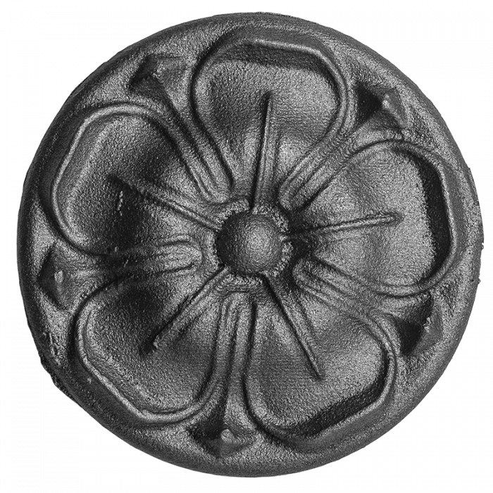 Decorative steel flower D88 x 8 mm
