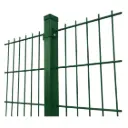 2D Paneļu žogs 6/5/6mm, H1230mm (200x50mm) RAL6005