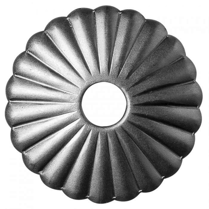 Decorative steel flower 0,8 mm D5 x D46 mm