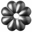 [K50.005] Dekoratīvā puķe 2 mm D10 x D60 mm