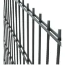 2D Paneļu žogs 8/6/8mm, H1430mm (200x55mm), RAL7016