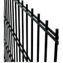 2D Paneļu žogs 8/6/8mm, H1830mm (200x55mm), RAL9005