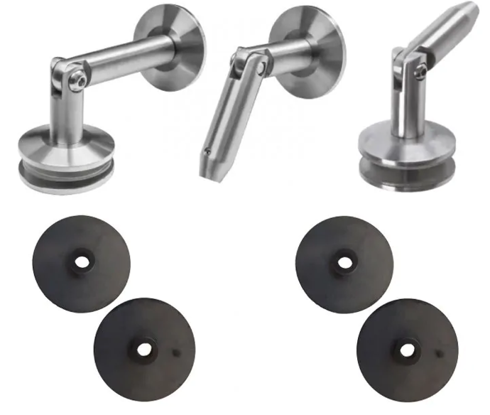 Stikla nojumes turētāja komplekts M10 T8-17.52mm, AISI 304
