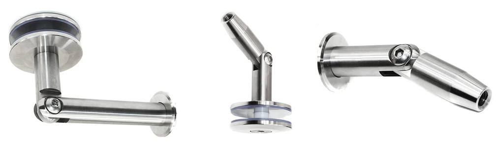 Stikla nojumes komplekts (Heavy) M12, D60, stiklam t 8-17,52mm, AISI 304