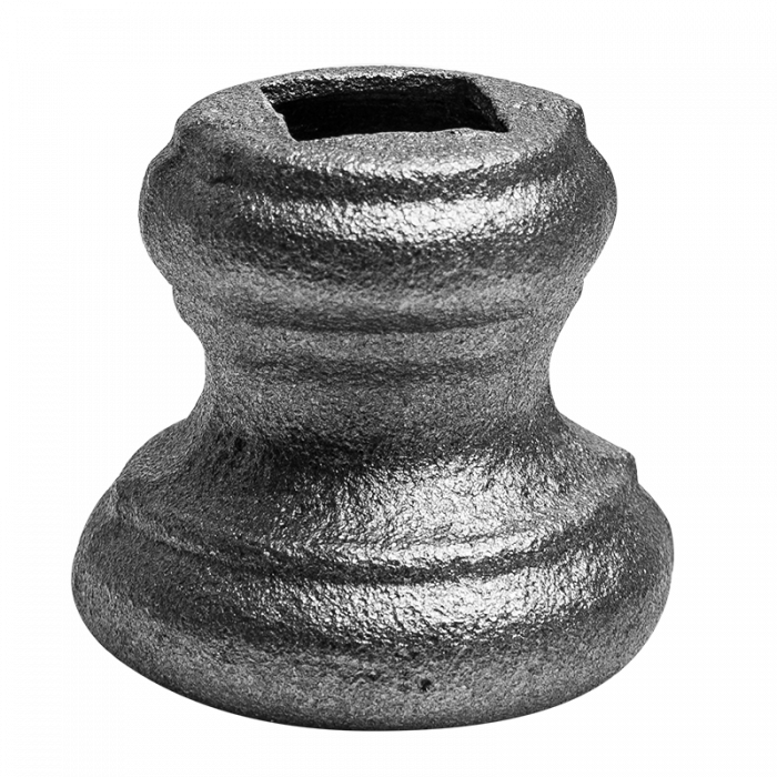 Forged steel collar 12,5x12,5 mm H39 x L40 mm