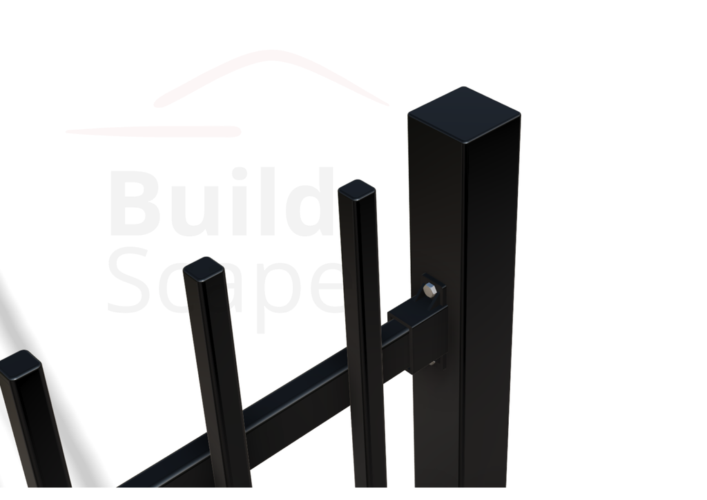 MEP2 Metāla žoga posms H1300mm, RAL9005