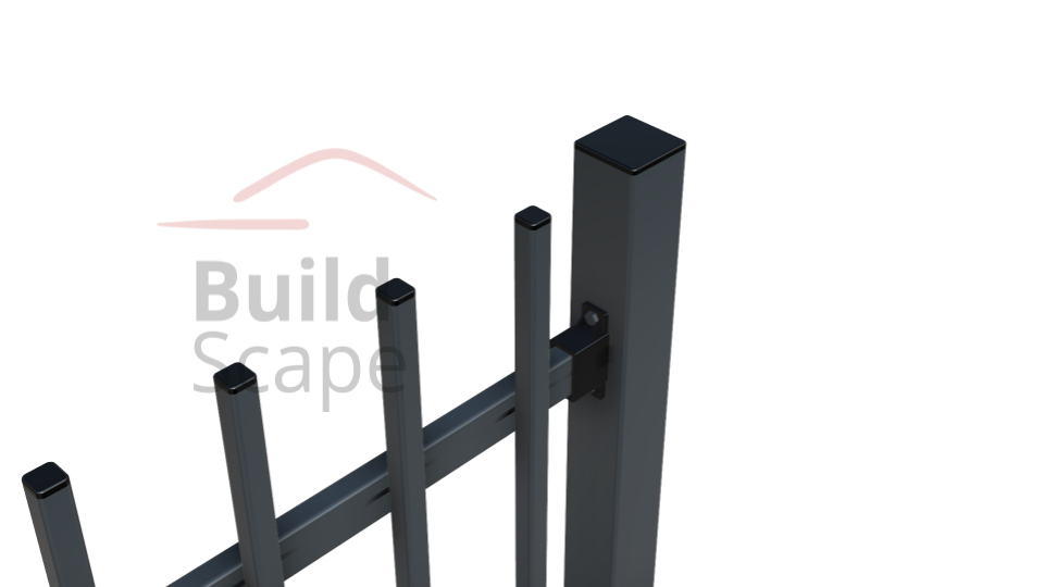 MEP3 Metal fence H1300mm, RAL7016