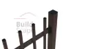 MEP3 Metal fence H1700mm, RAL8017