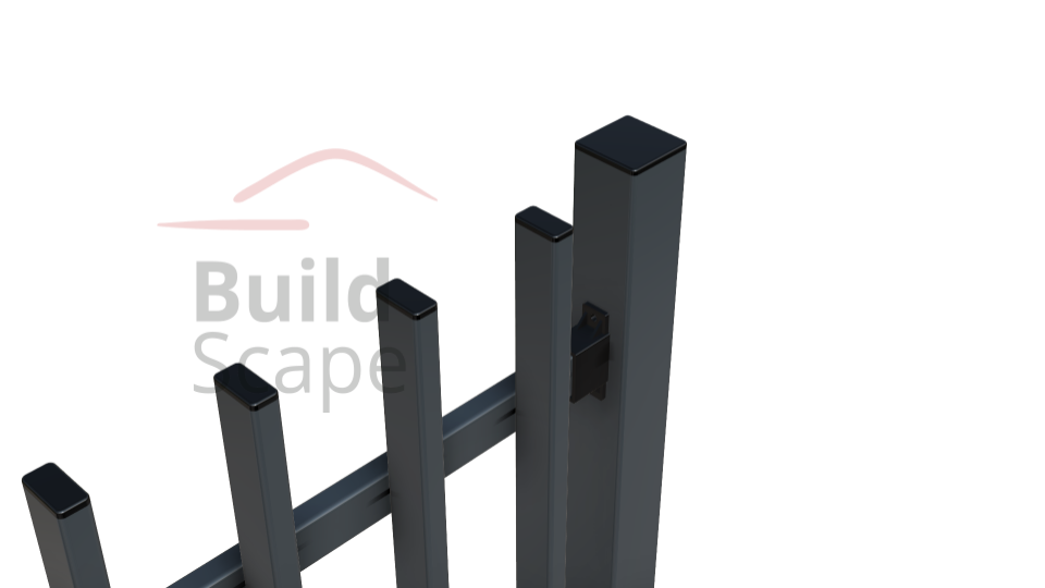 MEP4 Metāla žoga posms H1300mm, RAL7016