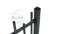 MEP5 metal fence H2000mm, RAL7016