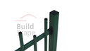 MEP5 metal fence H1300mm, RAL6005