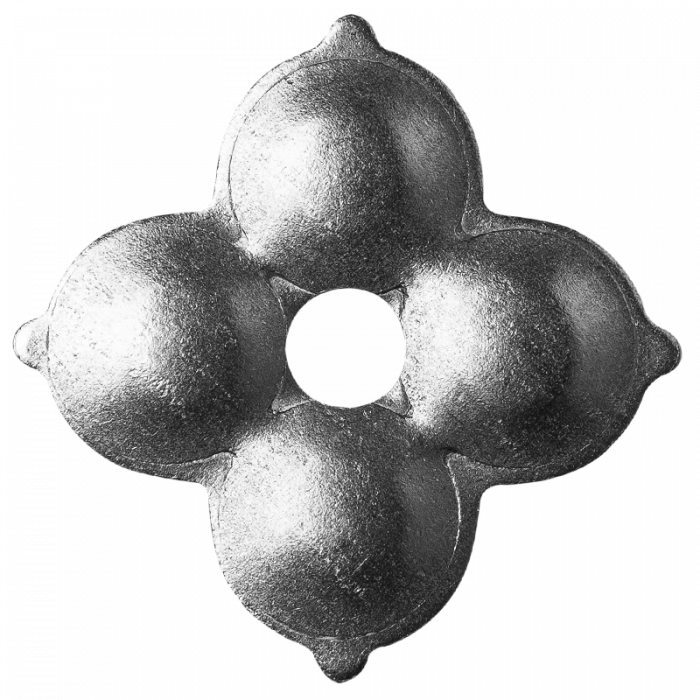 Decorative steel flower D8 x D35 mm 1,5 mm