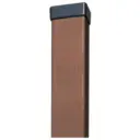 Metal post H2.3m 60x40x1.2mm, RAL8017