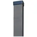 Metāla stabs H2.5m 60x40x1.2mm, RAL7016