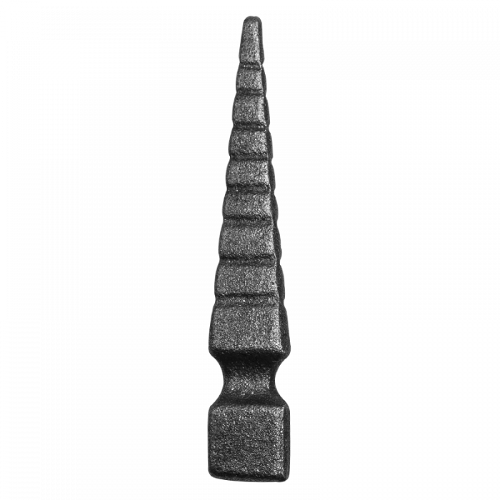 Forged steel arrowhead 18x18 mm H110 x L18 mm