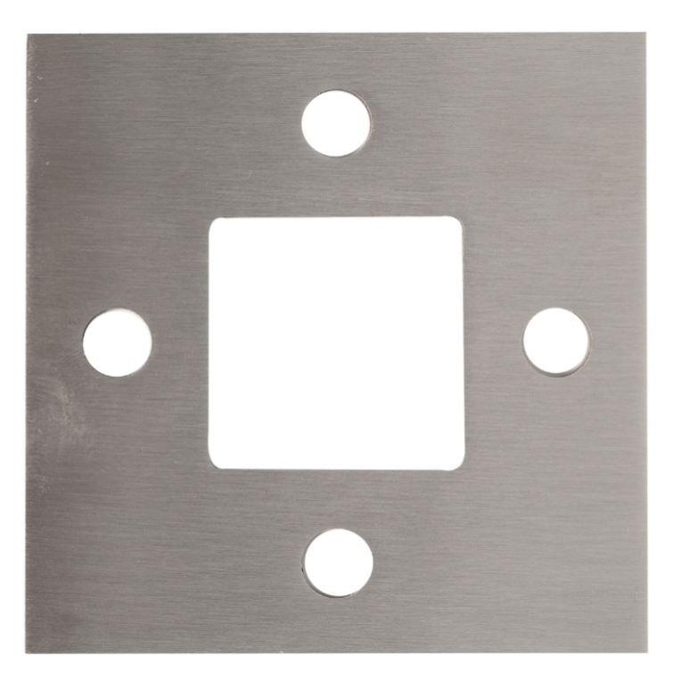 Flancis pie grīdas 40X40 100X100 a4x11 h6 AISI 304