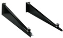Glass canopy support set (2 supports), glass adaptor d30mm, for glass t 8-12,76 mm, RAL9005 AISI 304