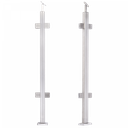 INOX Stikla Margu statnis, ar 4 stikla turētājiem,  40x40 H1060mm, AISI 304