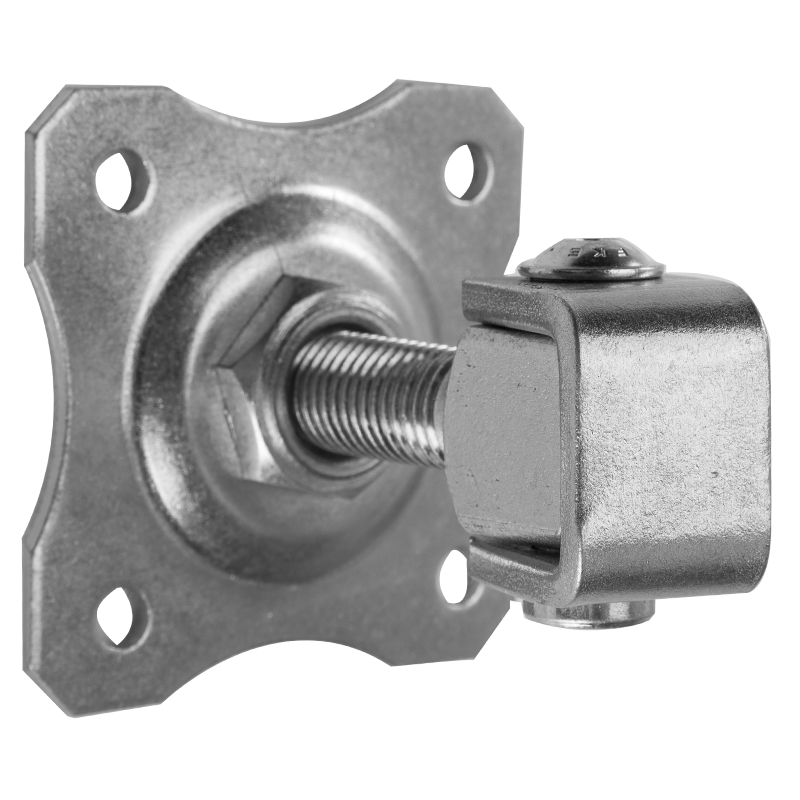 Regulējamā eņģe M16 ar flanci 80x80mm
