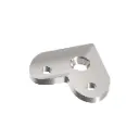 Handrail plate 90gr., 42,4mm, AISI 304 Satin