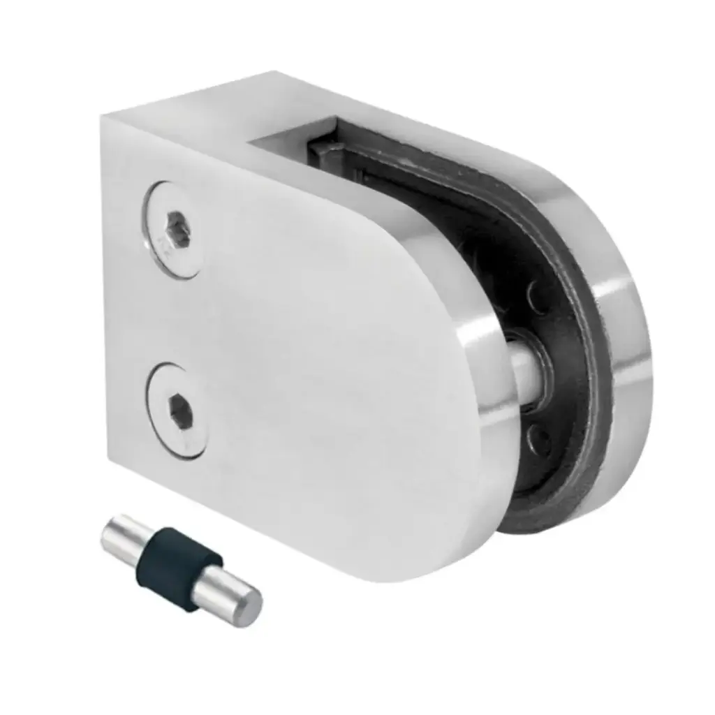 Stikla turētājs 63x45x30mm AISI 304 slīpēts