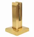 Держатель стекла h182 50x50mm, для стекла 12-17,52mm, AISI304 PVD Золото