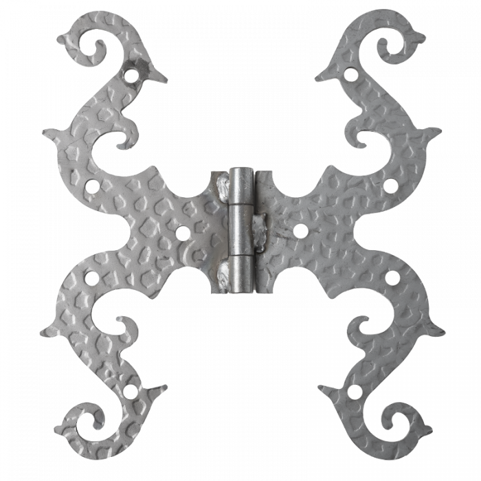 Decorative steel hinge H185 x L160 x 3 mm