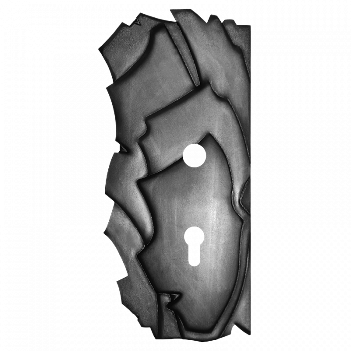 Nosegplāksne, kreisā H295 x L136 x 2 mm