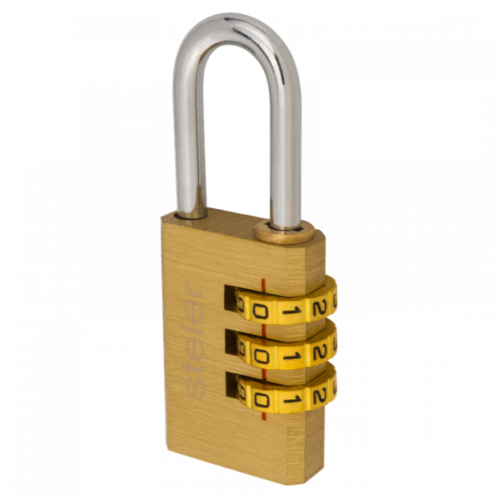 Brass padlock H27 x L40 mm