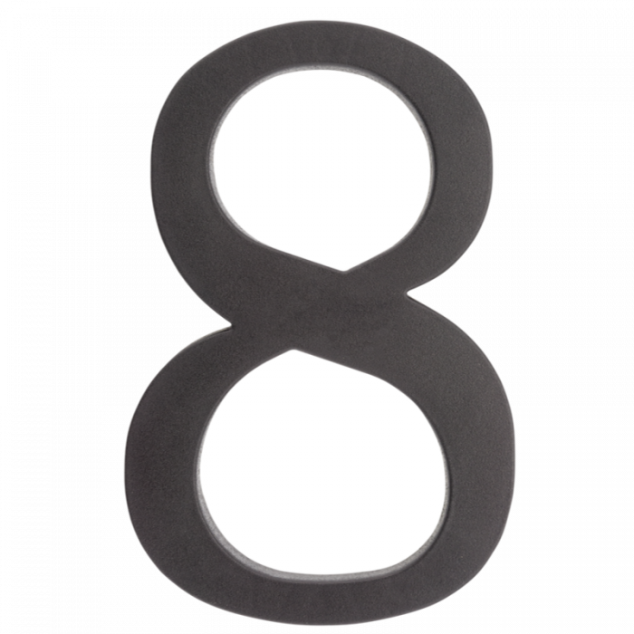 Plastmasas cipars  &quot;8&quot; melns/brūns 180 mm