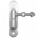 Adjustable hinge D24 M12 140 x 40 mm
