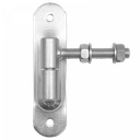 Adjustible hinge M12, d24mm with plate 150x40mm