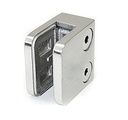 Stikla turētājs 30x30mm AISI 304 Satīns ( Plakanai virsmai)