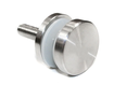 Punktveida stikla turētājs d30mm, M8, AISI304 slīpēts (4-16,76mm)