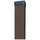 Metal post H2.3m 100x100x2mm, RAL8019