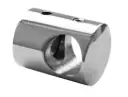 Crossbar holder, d12mm, for flat surface AISI304 polished