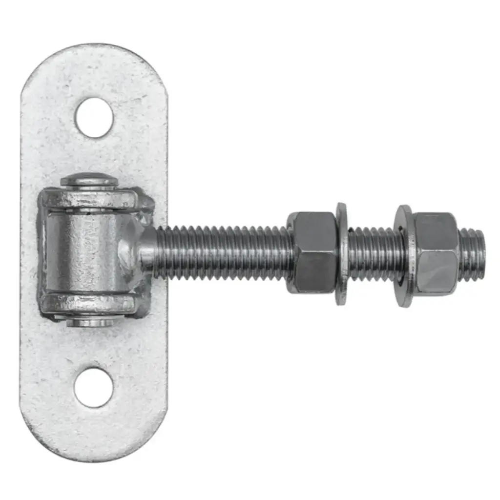 Adjustible hinge M18 with plate 140x50mm