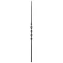 Taisnais statnis 12x12mm H905xL30mm