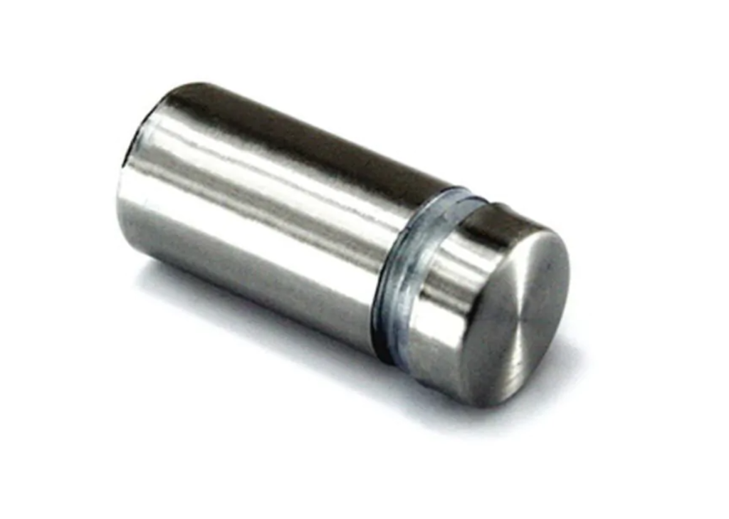 Stikla turētājs M8 D12 AISI 304, Satin (4-10mm)