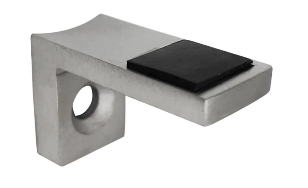 Glass bracket 42,4 40x25x20mm AISI 304, Satin