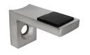 [i01.2540.4BS] Stikla kronšteins 42,4 40x25x20mm AISI 304, Satin