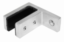 Glass clamp 48x65x34mm, AISI 316, Satin (12-12,76mm)