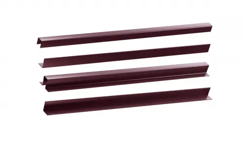 Horizontal metal fence kit - H125 cm, RAL 8017 PM