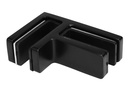 Glass clamp 82x55x34mm, AISI 316, RAL9005