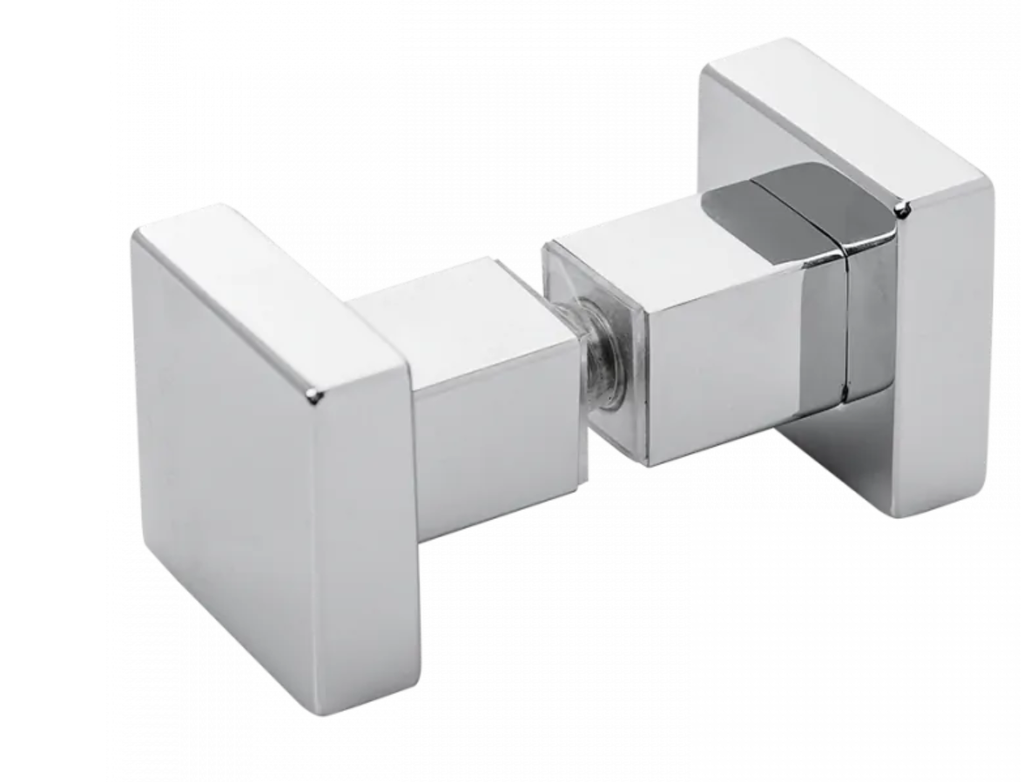 Double-sided door knob for shower 30x30 mm