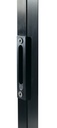 Door clip SPKZ-QF-40-9005, RAL 9005 (black)