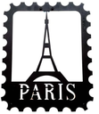 Parīze - metāla sienas stiprinājums 370x300x2 mm