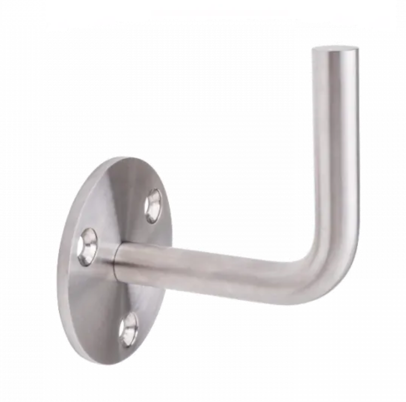 Handrail holder D70 x 14mm, AISI 304 Satin